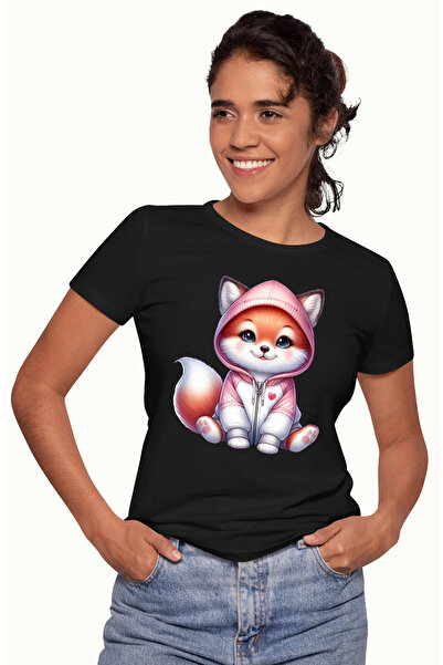 StoryGift Romania Tricou Femei cu un porcusor in masina, ilustratie, trandafir, funda, costum, pap BLK_L