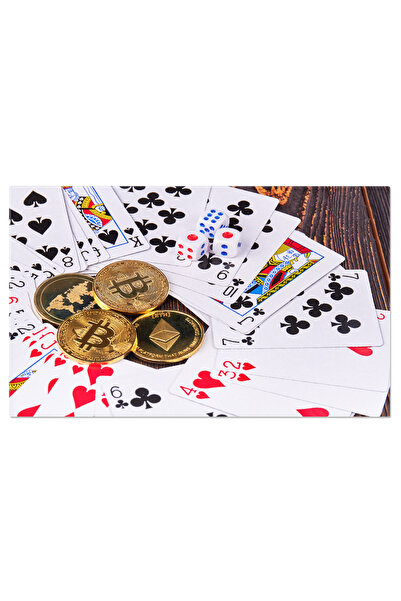 StoryGift Romania Tablou Canvas - Jocuri De Noroc: Dice, Poker, Criptomonede,...