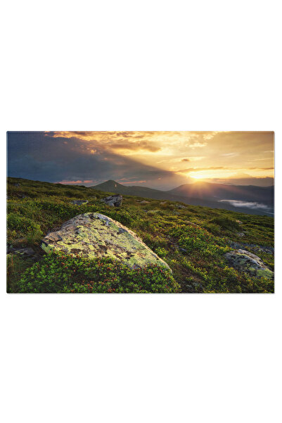 StoryGift Romania Tablou Canvas Compozitie A Naturii Peisaj, Vara, Munte, Soa...