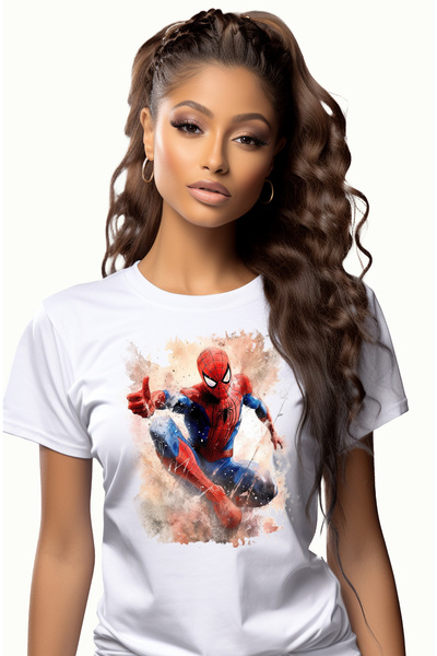 StoryGift Romania Tricou Femei Cu Spiderman, Costum, Supererou, Omul Paianjen...