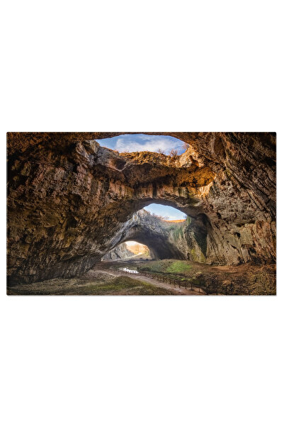 StoryGift Romania Tablou Canvas Cu Drum Prin Munte - Explorare In Natura Salb...