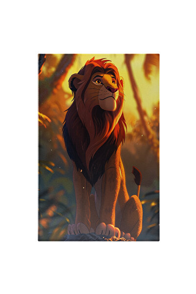 StoryGift Romania Tablou Canvas: Regele Leu- Disney Pictura Digitala