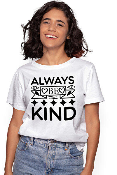 StoryGift Romania Tricou Femei cu mesajul in limba engleza "Always be kind" -...