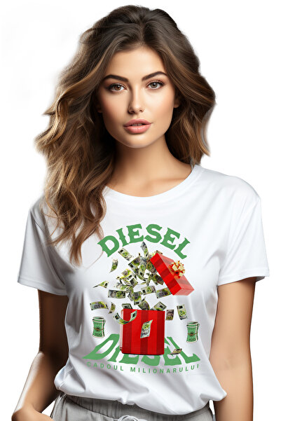 StoryGift Romania Women's T-Shirt - Millionaire's Gift, with print on the Fro...