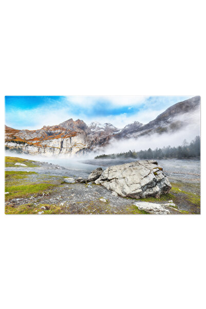 StoryGift Romania Tablou Canvas Vedere Incredibila De Toamna A Lacului Oeschi...