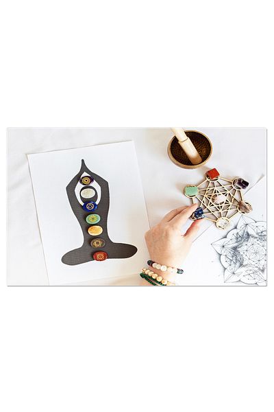 StoryGift Romania Tablou Canvas: Armonie Si Vindecare: Cristale, Terapie Energetica Si Geometrie Sacrata
