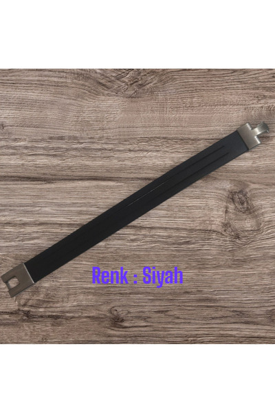 ORGANICYOU YIWU Unisex HAKİKİ Deri Ayarlanabilir Bilezik - Kahverengi ve Siya...