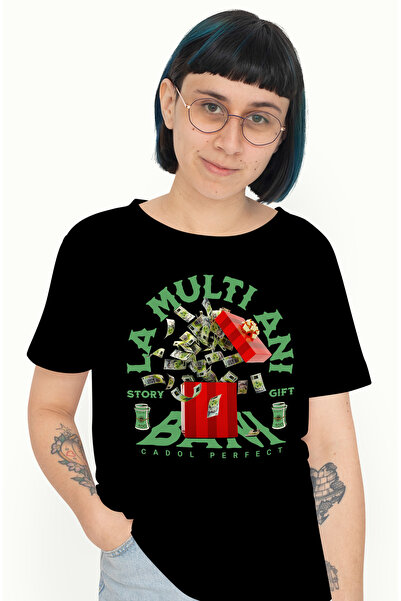 StoryGift Romania Tricou Femei Bani - Cadoul perfect pentru ziua de Nastere, ...