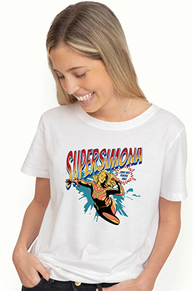 StoryGift Romania Tricou Femei Super Simona, SuperErou Sunt Aici Pentru Tine,...