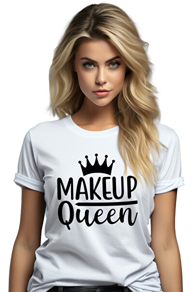 StoryGift Romania Women's T-shirt for the makeup queen - royal crown with Pri...