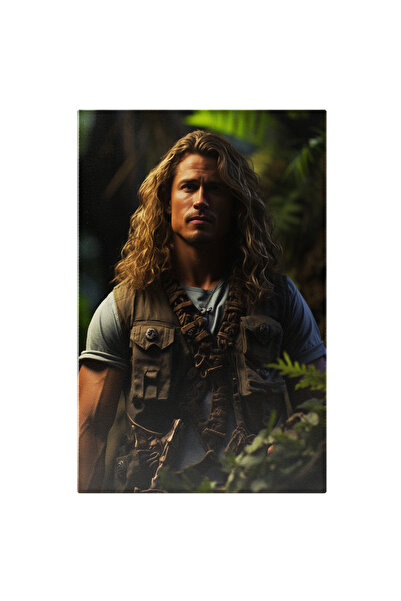 StoryGift Romania Tablou Canvas: Portret Barbat In Jungla Aventuros Vesta Cer...
