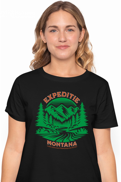 StoryGift Romania Tricou Femei expeditie montana viata este mai frumoasa pe p...
