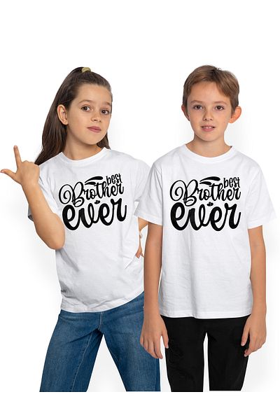 StoryGift Romania Tricou Copii Pentru Cel Mai Tare Frate Dintotdeauna - Ajutor Sfaturi 100% Bumbac, Unisex,
