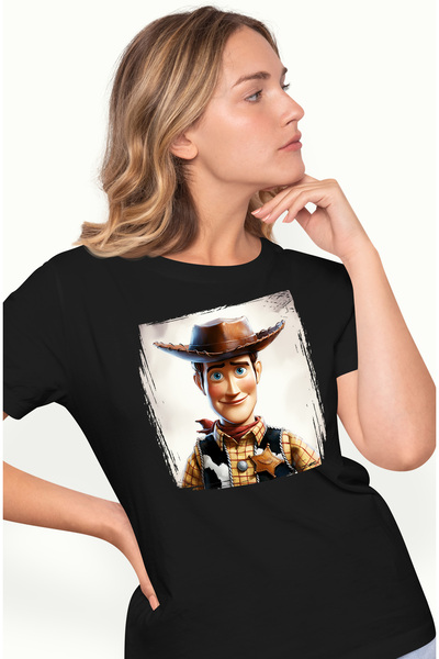 StoryGift Romania Tricou Femei Cu Toy Story, Iubitori De Desene Animate, Wood...