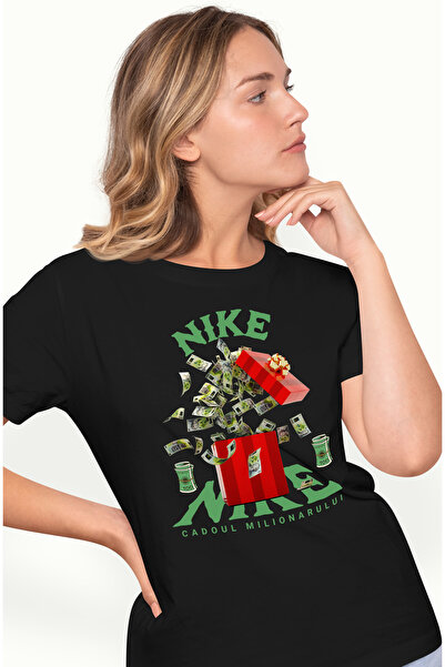 StoryGift Romania Women's T-Shirt - Millionaire's Gift, with print on the Fro...