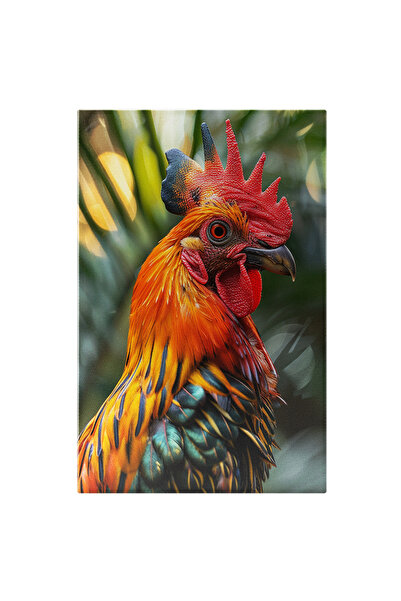 StoryGift Romania Tablou Canvas: Cocoșul Sălbatic Și Explozia De Culori Privi...