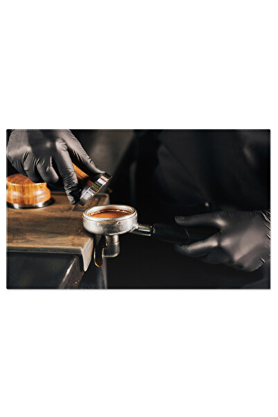 StoryGift Romania Tablou Canvas, Barista Pregatind Cafeaua, Espresso, Tamper,...