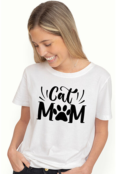 StoryGift Romania Tricou Femei cu labuta pentru femeile care iubesc pisicile ...