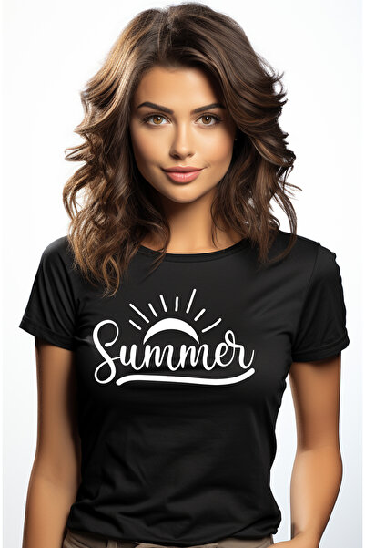 StoryGift Romania Tricou Femei cu soarele pentru cei care iubesc vara - anoti...