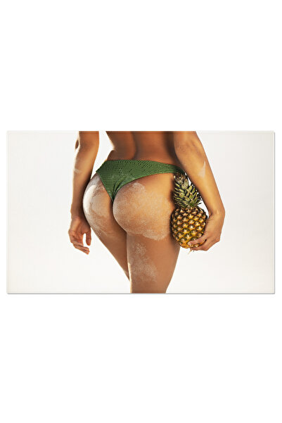 StoryGift Romania Tablou Canvas Relaxare La Plaja: Vacanta Cu Ananas