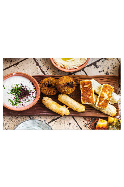 StoryGift Romania Tablou Canvas: Pregatire De Dimineata - Mic Dejun, Branza, Miez De Paine, Cafea