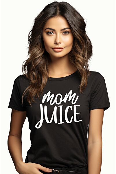StoryGift Romania Tricou Femei pentru mame cu mesajul "Mom juice" - sucul mam...