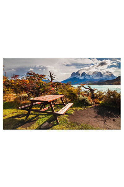 StoryGift Romania Tablou Canvas Peisaje Din Parcul Patagonia: Munti, Lacuri, ...