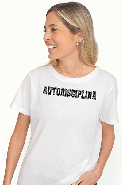 StoryGift Romania Tricou Femei Autodisciplina, Mesaj Motivational, Text Inspi...