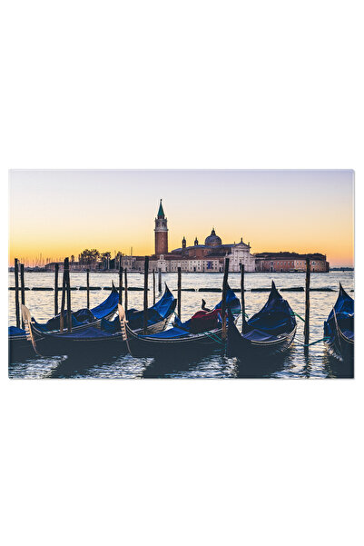 StoryGift Romania Tablou Canvas Gondole Si Bazilica San Giorgio La Incrucisar...