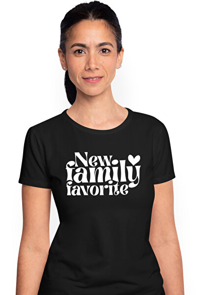 StoryGift Romania Tricou Femei cu o inimioara pentru noul favorit al familiei...