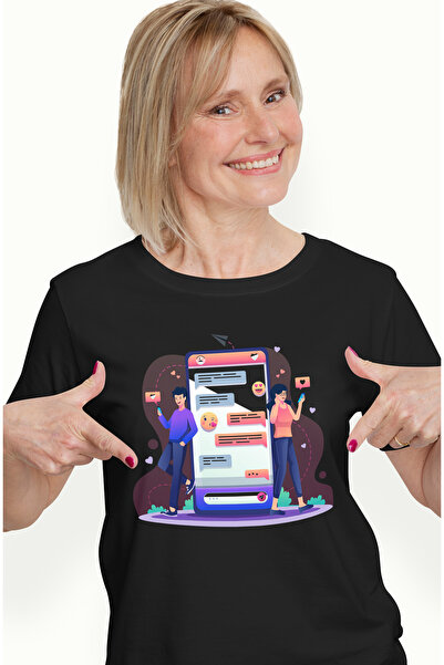 StoryGift Romania Tricou Femei Cu Telefon, Mesaj, Intalniri, Dragoste, Cuplu,...