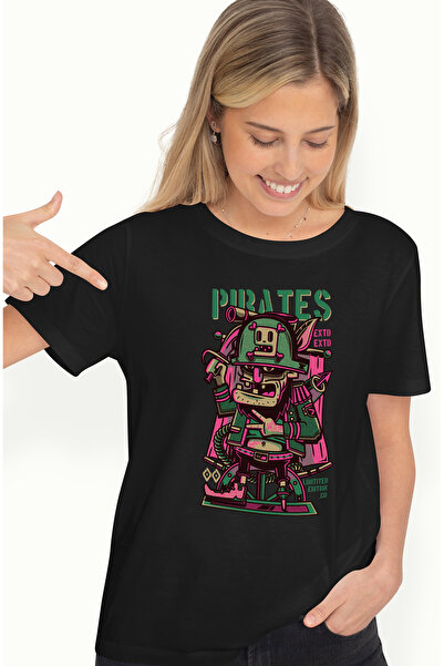 StoryGift Romania Tricou Femei Cu Pirat CU Cutit, Tinuta Simbolica, Palarie C...