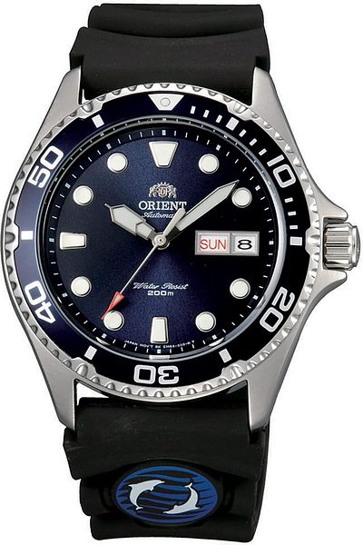 Orient Men's Japanese Automatic/Hand-Winding Stainless Steel 200 Meter Diving Watch