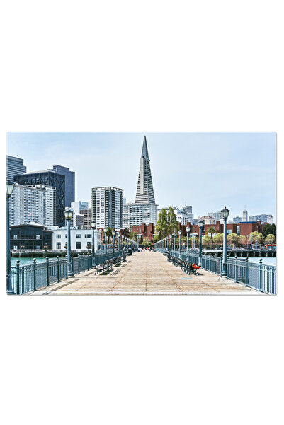 StoryGift Romania Tablou Canvas Digul 7 In San Francisco, California, Sua Pan...