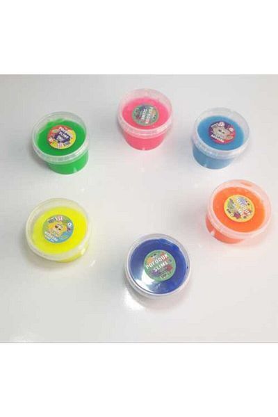 CRAYZ Phosphorescent 5 Pack Ready Slime Big Box Game Gel Jl001