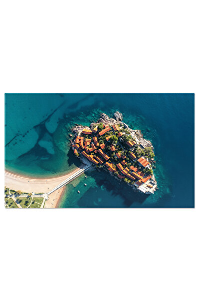 StoryGift Romania Tablou Canvas - Viziune Marina: Mari Tropicale, Coasta: Vac...