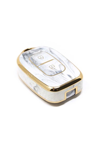 EBG İSTANBUL Renault Symbol 12-18 Dacia Sandero Duster CAPAC KEY CU PATRON DIN MARMURĂ 2 Butoane