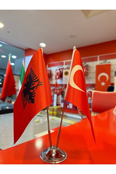 Store TÜRKİYE & ARNAVUTLUK MASA BAYRAĞI