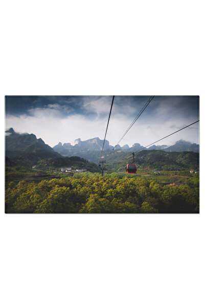 StoryGift Romania Tablou Canvas Cu Tianmen Mountain In China - Peisaj Mistic ...