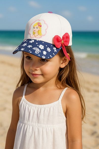 LAGRANZE Unisex 4-8 Years Old Children's Cap Hat Summer Children's Hat with Embroidery Detail