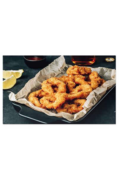 StoryGift Romania Tablou Canvas - Gustand Calamari Crocanti: Bucatarie Delici...