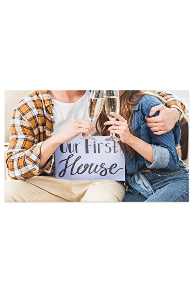 StoryGift Romania Tablou Canvas Cu Sampanie Si Caldura Umana - Celebrarea Mom...