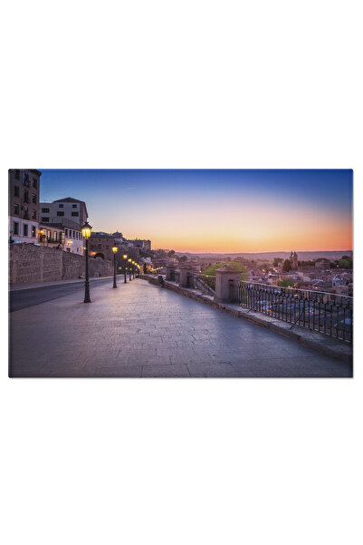 StoryGift Romania Tablou Canvas Paseo De Los Ingleses La Apus Andaluzia, Arhitectura, Tramontana, Spania, Istoric