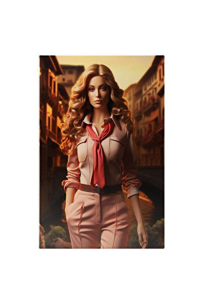 StoryGift Romania Tablou Canvas: Venice City's Girl Fata In Viena Imbracata I...