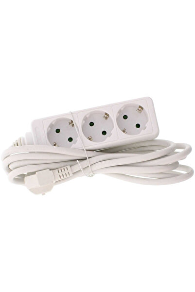 Well Prelungitor 3 prize WELL 7M, cablu 3x1.5mmp Alb