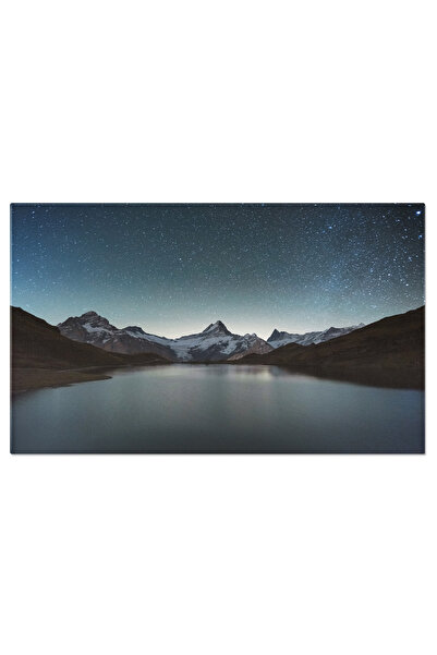 StoryGift Romania Tablou Canvas: Magia Noptii La Grindelwald - Stele Si Peisa...