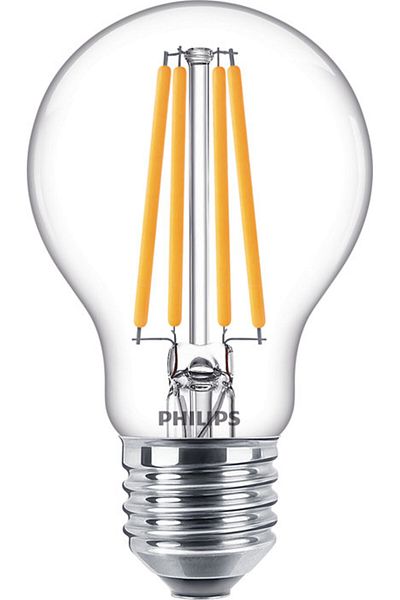 Philips Bec LED Vintage Filament Philips Classic E27 8.5W/75W A60 1055Lm 2700K Alb Cald
