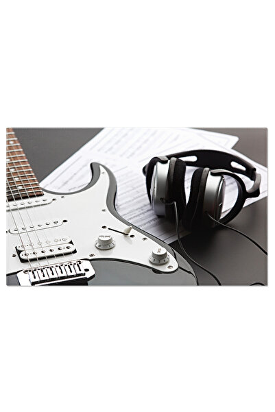 StoryGift Romania Tablou Canvas: Expresii Sonore In Lumea Electro - Muzica, Electric, Sunet, Chitara