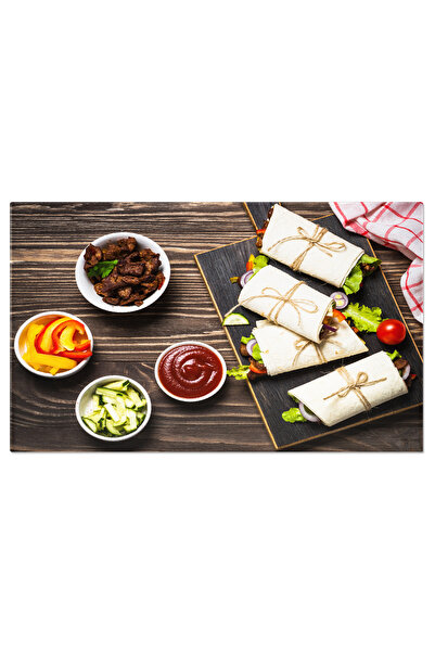 StoryGift Romania Tablou Canvas Burritos Gust Mexicano Invelit In Tortilla, D...