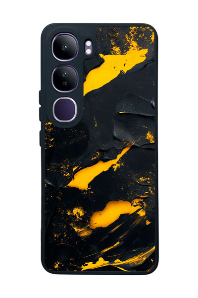 BGAKSESUAR Vivo V40 Lite Compatible Matte Black Case – Soft Silicone, Protect...